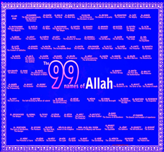 Free Download 99 ALLAH Names