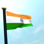 Indian Flag 3D Image