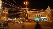 Decorated Bazar On Diwali
