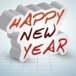 3D Happy New Year Wallpaper