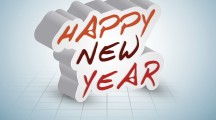 3D Happy New Year Wallpaper