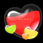 Happy Love Heart HD Background