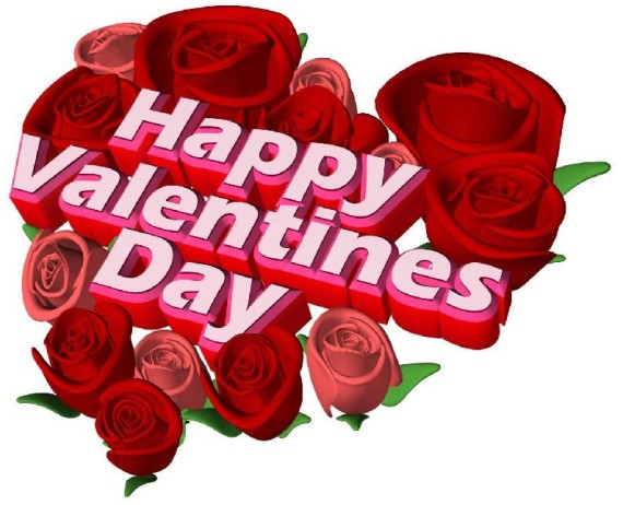 Happy Valentine Day Red Heart Backgrounds