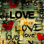 Love Text Drawing HD Wallpaper