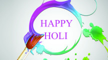 Happy Holi Greetings Background