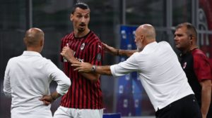 Zlatan Ibrahimovic Kembali Marah Kepada Pelatih AC Milan