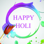 Happy Holi Greetings Background