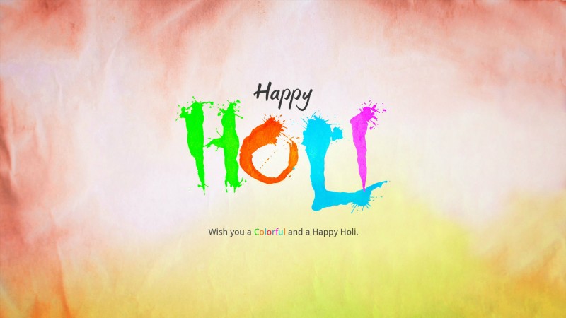 Happy Holi 2016 Wallpapers For Desktop