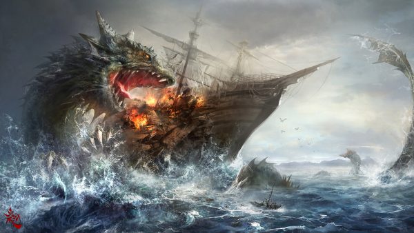 Scary Sea Monster Wallpapers